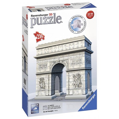 216 pezzi Arco di Trionfo Puzzle Ravensburger 3D - Ravensburger