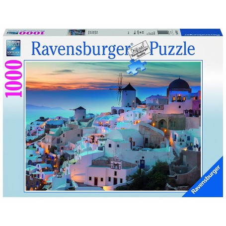 Puzzle Ravensburger Santorini pomeriggio di 1000 pezzi Ravensburger - 1