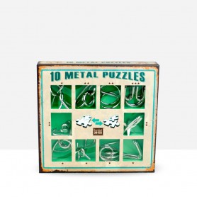 Puzzle metallici verdi