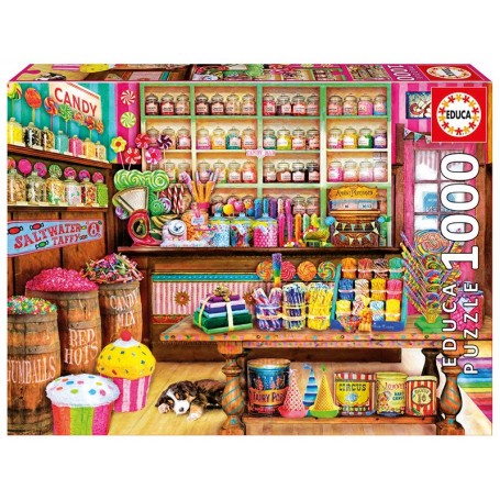 Puzzle Educa negozio di caramelle da 1000 pezzi - Puzzles Educa