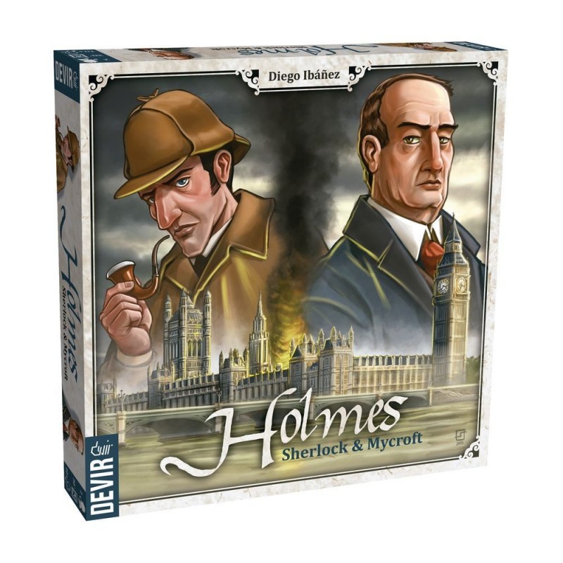 Blackrock Games Focus OLDCHAP Games Gioco da tavolo – Gioco d'associazione  idea per 2 giocatori, universo di Sherlock Holmes – da 10 anni – Gioco in