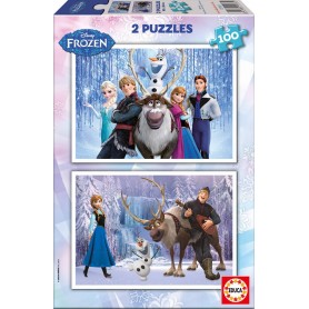Puzzle Educa Frozen 2x100 Puzzles Educa - 1