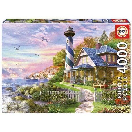 Puzzle di Educa Faro a Rock Bay 4000 pezzi - Educa Puzzles