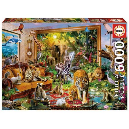 Puzzle Educa Entrata nella stanza 6000 pezzi - Educa Puzzles