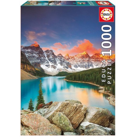 Puzzle Educa Moraine Lake, Banff National Park, Canada 1000 pezzi - Puzzles Educa