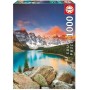 Puzzle Educa Lake Moraine, Parco Nazionale di Banff, Canada 1000 pezzi - Educa Puzzles