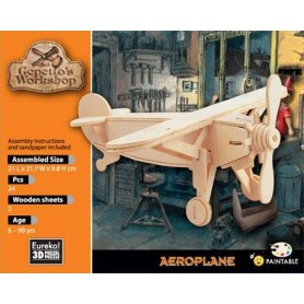 L'aereo 3D Puzzle Gepetto - Eureka! 3D Puzzle