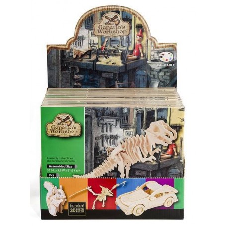 Tyrannosaurus Puzzle 3D di Gepetto - Eureka! 3D Puzzle
