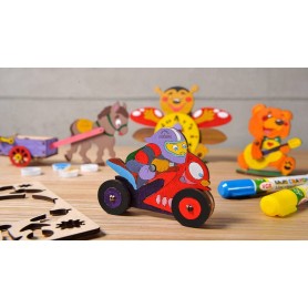 UgearsModels - Motociclista Puzzle 3D - Ugears Models