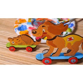 UgearsModels - Gattino e cucciolo Puzzle 3D - Ugears Models