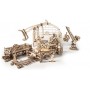 UgearsModels - Gru meccanica su rotaie Puzzle 3D - Ugears Models