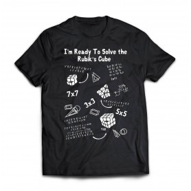 T-shirt Sono pronto a risolvere il cubo magico Kubekings - 1