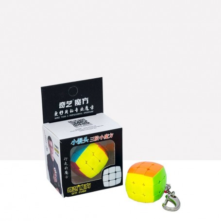 Portachiavi Cubo Di Rubik qiyi 3x3 pillow - Qiyi