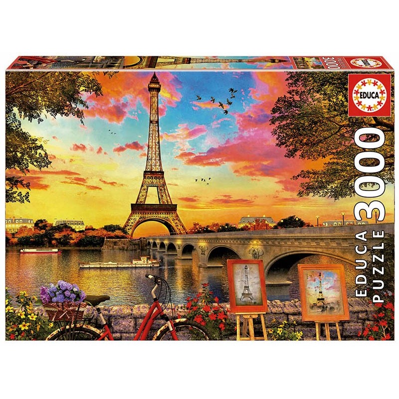 Puzzle Educa 3000 P Paris Sunset 