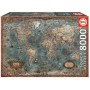 Puzzle Educa mappa del mondo storica di 8000 pezzi - Puzzles Educa