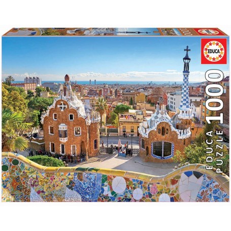 Puzzle Educa Barcellona dal Parco di 1000 pezzi - Puzzles Educa