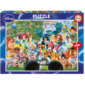 Puzzle Educa Il meraviglioso mondo di Topolino II da 1000 pezzi Puzzles Educa - 1