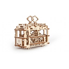 LOCOMOTIVA IN LEGNO UGEARS da montare modellismo 443 pezzi puzzle 3D  meccanico