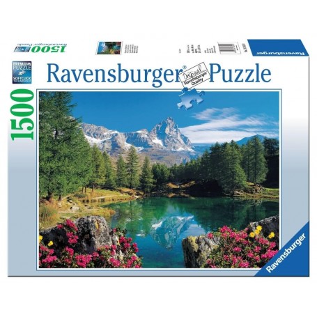 Puzzle Ravensburger Cervino, Bergsee 1500 pezzi - Ravensburger