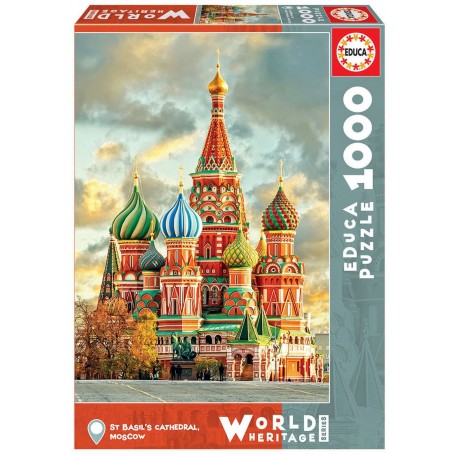 Puzzle Educa Cattedrale di San Basilio, Mosca 1000 pezzi - Puzzles Educa