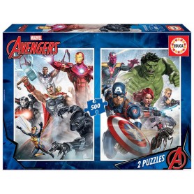 Puzzle Educa The Avengers 2 x 500 pezzi Puzzles Educa - 1