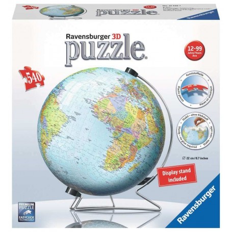 Puzzle 3D Ravensburger Globe 540 pezzi - Ravensburger