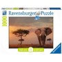 Puzzle Ravensburger elefante dei 1000 pezzi masai mara - Ravensburger