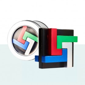 Quad L Metal Puzzle (Quattro colori) Eureka! 3D Puzzle - 1