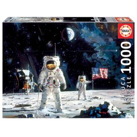 Puzzle Educa First Men on the Moon, Robert Mccall 1000 Pieces Puzzles Educa - 1