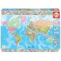 Puzzle Educa mappa del mondo politico di 1500 pezzi - Puzzles Educa