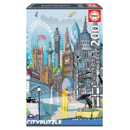 Puzzle Educa Londra Educa City Puzzle 200 pezzi - Puzzles Educa