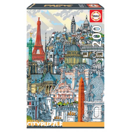 Puzzle Educa Parigi Educa città Puzzle 200 pezzi - Puzzles Educa