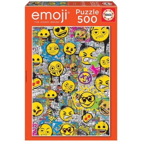 Puzzle Educa emoji graffiti da 500 pezzi - Puzzles Educa
