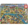 Puzzle Educa mappa parigina da 500 pezzi - Puzzles Educa