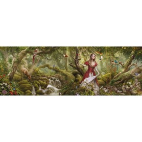 Puzzle Heye 1000 pezzi di canzone panoramica della foresta Heye - 1
