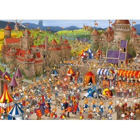 Puzzle Heye battaglia del coniglio da 1000 pezzi Heye - 2
