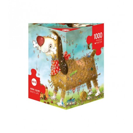 Puzzle Heye la vita del cane di 1000 pezzi Heye - 1