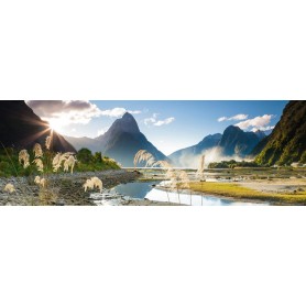 Puzzle Heye 1000 pezzi panoramico Milford Sound Heye - 1