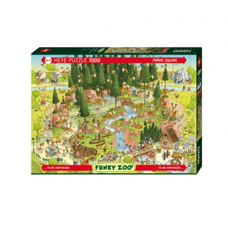 Puzzle Heye habitat della Foresta Nera da 1000 pezzi Heye - 1