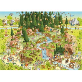 Puzzle Heye habitat della Foresta Nera da 1000 pezzi Heye - 2