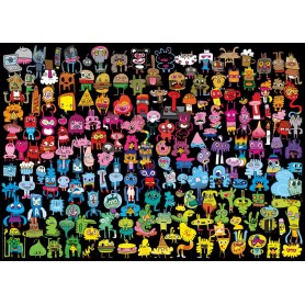 Puzzle Heye Scribble, arcobaleno di 1000 pezzi Heye - 2