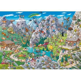 Puzzle Heye divertimento alpino da 1000 pezzi Heye - 1