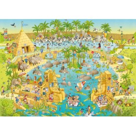 Puzzle Heye habitat del Nilo da 1000 pezzi Heye - 1