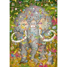 Puzzle Heye la vita dell'elefante da 1000 pezzi Heye - 1