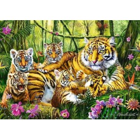 Puzzle Trefl famiglia tiger da 500 pezzi Puzzles Trefl - 1