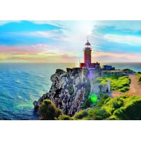 Puzzle Trefl faro di Melagavi, Grecia 1000 pezzi Puzzles Trefl - 1