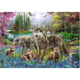 Puzzle Trefl famiglia Lupin di 1000 Pezzi Puzzles Trefl - 1
