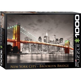 Puzzle Eurographics ponte di Brooklyn di New York da 1000 pezzi Eurographics - 1