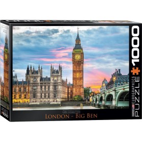 Puzzle Eurographics London Big Ben 1000 pezzi Eurographics - 1