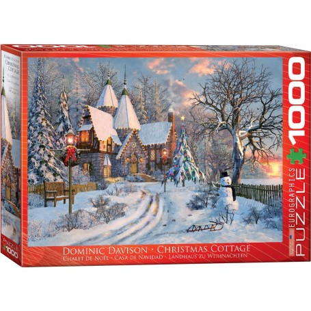 Puzzle Eurographics cottage di Natale da 1000 pezzi - Eurographics